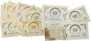 Emergency Paper Money - Portugal - Lot (18 ... 