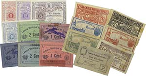 Emergency Paper Money - Portugal - Lot (16 ... 