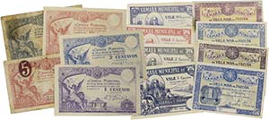 Emergency Paper Money - Portugal - Lot (13 ... 