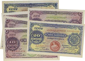 Paper Money - Mozambique, Portuguese Colony ... 