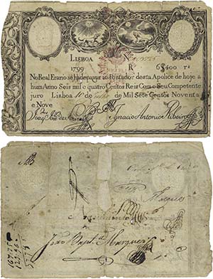 Imperial Treasury - Portugal - 6$400 Réis ... 