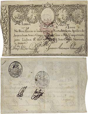 Imperial Treasury - Portugal - 5$000 Réis ... 