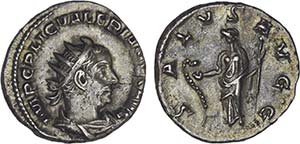 Roman - Valerian (253-260) - Antoninianus, ... 