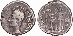 Ibero-Roman - Emerita Augusta - Quinarius; ... 