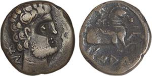 Ibero-Roman - Iaca - As; 120-20 BC; Jaca ... 