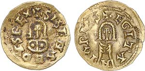 Visigothic - Sisenand (631-636) - Gold - ... 