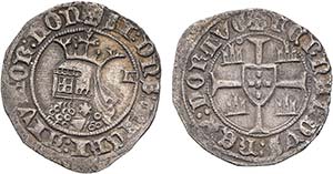 Portugal - D. Fernando I (1367-1383) - Meia ... 