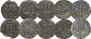 Portugal - D. Afonso V (1438-1481) - Lot (5 ... 