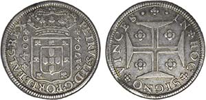 D. Pedro II - Cruzado Novo 1704; G.80.01; MBC