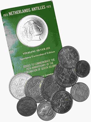Netherlands - Lot (17 Coins) - 2 1/2 Gulden ... 