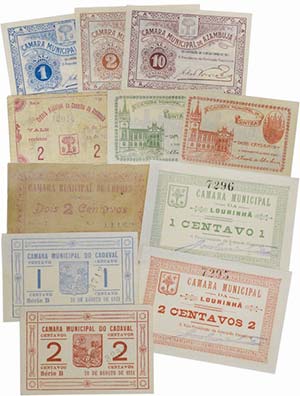 Emergency Paper Money - Portugal - Lote (11 ... 