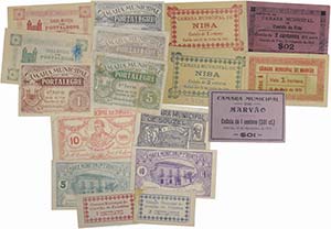 Emergency Paper Money - Portugal - Lote (17 ... 