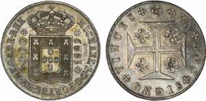 D. Miguel I - Cruzado Novo 1829; G.12.02, Da ... 