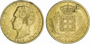 D. Luís I - Ouro - 2000 Réis 1866; ... 
