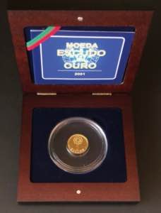 República - Ouro - 1 Escudo 2001; com ... 