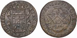 Angola - D. Pedro II (1683-1706) - XX Réis ... 