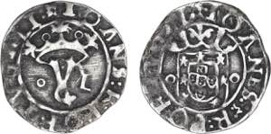 D. João III - Vintém; o-L; G.33.03; 1,78g; ... 