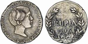 India - D. Pedro V (1853-1861) - Silver - ... 