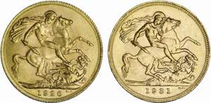South Africa - Lot (2 Coins) - Gold - ... 