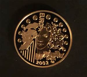 França - Ouro - 10 Euros 2002; com ... 