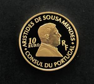 França - Ouro - 10 Euros 2007; Aristides de ... 