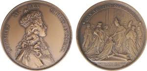 Medalha França Luís XIV - Medalha da ... 