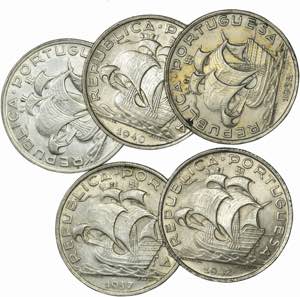 República - Lote (12 Moedas) - 10$00 1932, ... 