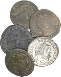 Roman - Lot (5 Coins) - Gordian III: ... 
