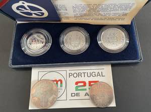Portugal - Republic - Silver - 5 Coins - 2 ... 