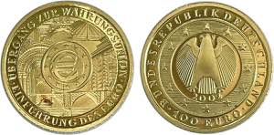 Germany - Gold - 100 Euro 2002; with ... 