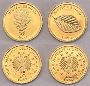 Germany - Gold - Lot (2 Coins) - Deutscher ... 