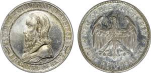 Germany - 5 Reichsmark 1927 F; PROOF; Univ. ... 