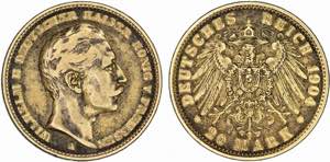 German States - Prussia - Gold - 20 Mark ... 