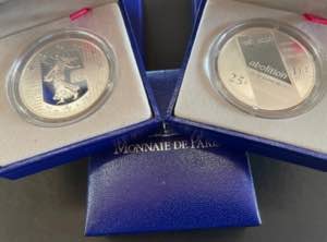 France - Silver - 5 Coins - 5 Euro 2007; 1 ... 