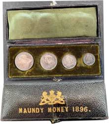 Great Britain - Silver - Maundy Money Set: ... 