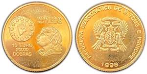 São Tomé and Príncipe - Gold - 20 000 ... 
