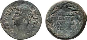 Ibero-Roman - Ebora - As; Augustus (27 BC-14 ... 