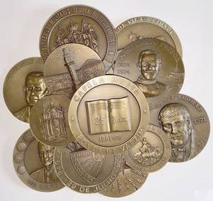 Medalhas - Lote (12 Medalhas) - A. Santos - ... 