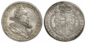 Ferdinand II., 1619-1637. Taler 1621, ... 
