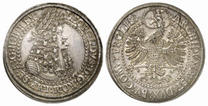 Leopold I., 1657-1705.Doppeltaler o. J., ... 