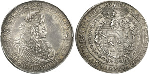 Leopold I., 1657-1705 - Breiter Doppeltaler ... 