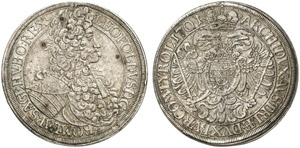 Leopold I., 1657-1705 - Taler 1701, ... 