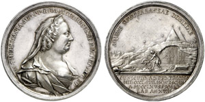 Maria Theresia, 1740-1780 - Silbermedaille ... 