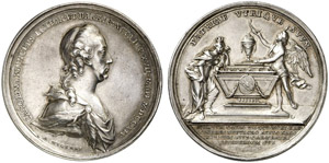 Maria Theresia, 1740-1780 - Silbermedaille ... 