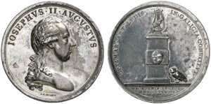 Joseph II., 1765-1790 - Silbermedaille 1784 ... 