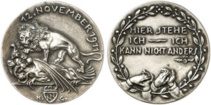 Goetzmedaillen - Silbergußmedaille 1911 ... 