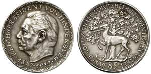 Goetzmedaillen - Silbermedaille 1932 (36,1 ... 