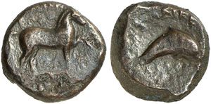 APULIEN -  Salapia - Bronze, 3. Jhdt. v. ... 