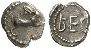 LUKANIEN -  Rhegion - Obol, 480-466 v. Chr. ... 