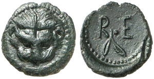 LUKANIEN -  Rhegion - Onkia, um 400 v. Chr. ... 